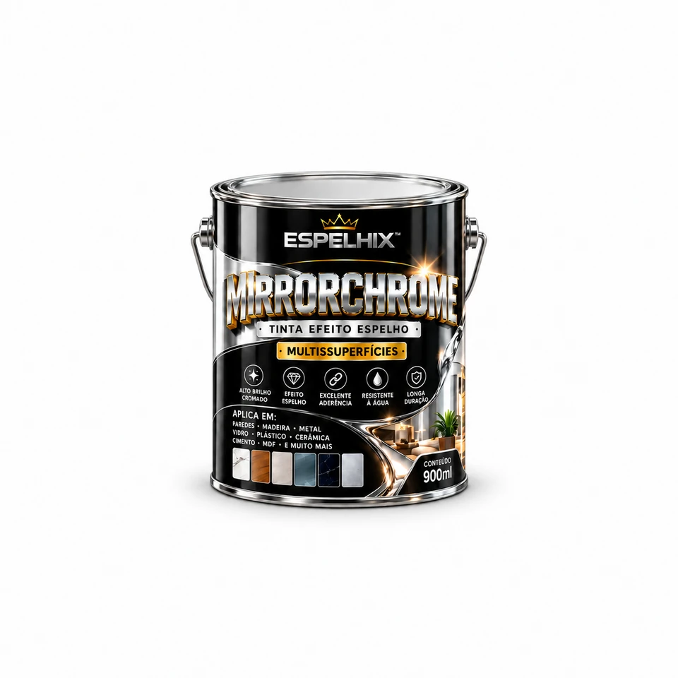 1 lata de 900 ml da ESPELHIX MirrorChrome
